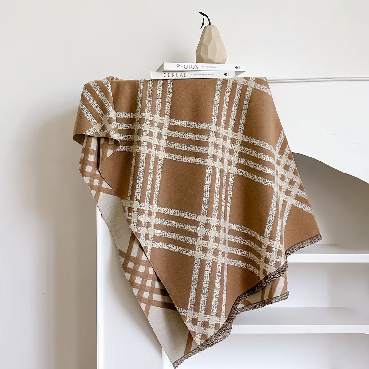 Winter Knit Scarf for Women, Soft Warm Neck Wrap