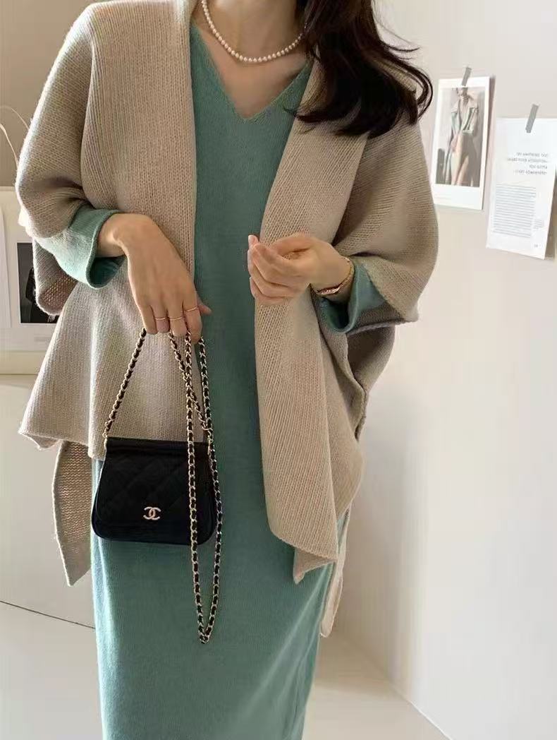 Loose Knit Winter Shawl for Women, Soft Casual Wrap