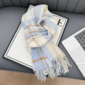 Plain Weave Winter Scarf for Women, Woven Polyester Wrap